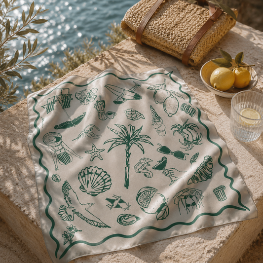 Coastal - Bridal Blush & Green