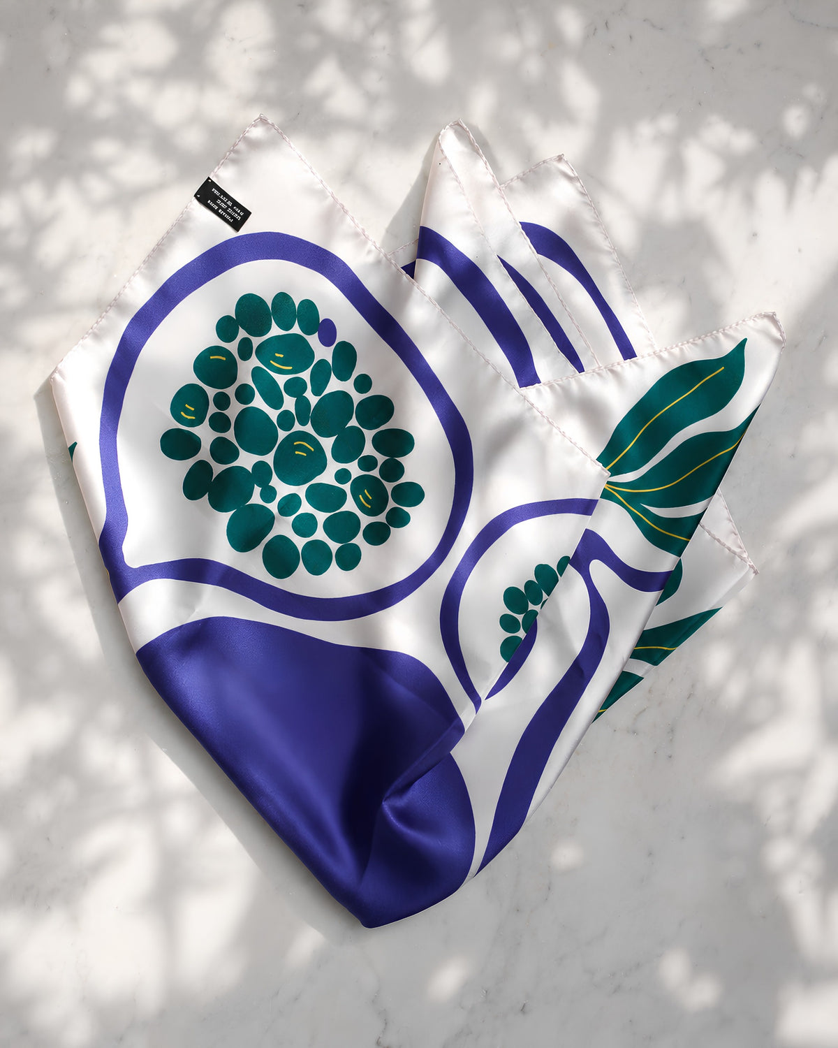 Silk Scarf "Muse" - Purple Corallite