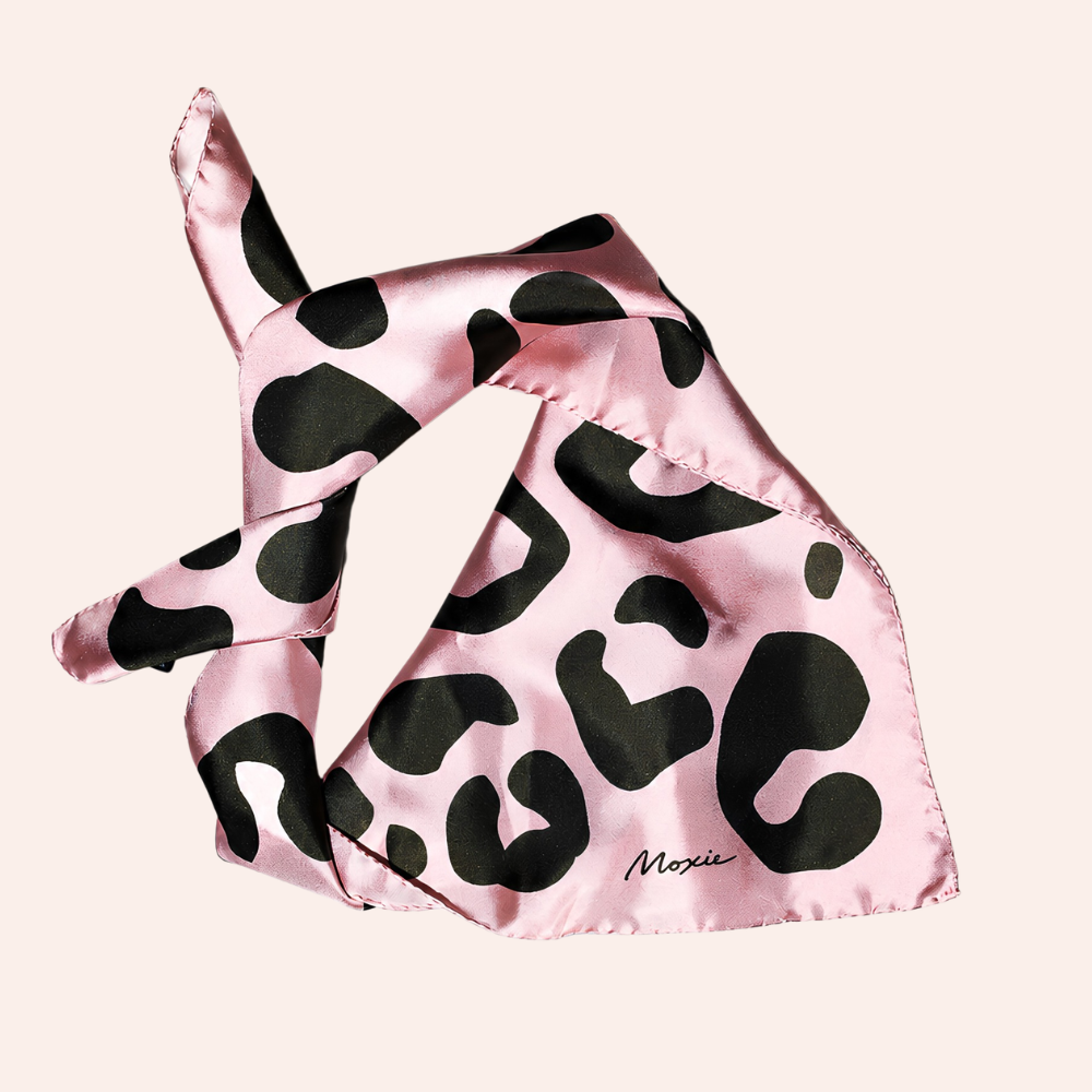 Silk Scarf "Untamed" - Creole Pink